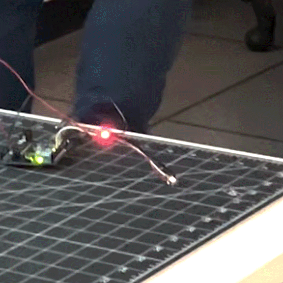 Result from Soldering Tutorial - Multiple LED colours at once.